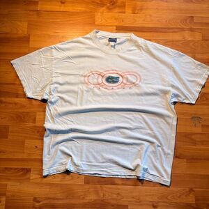 Florida-gators Men's Blue and White T-shirt